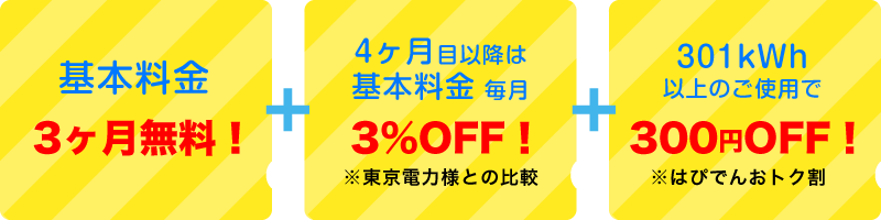 新規ご契約の方には